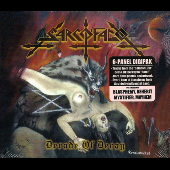 SARCOFAGO Decade Of Decay DIGIPAK [CD]